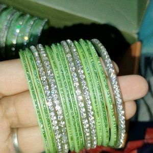 Velvet & Kaach Bangles With Kada Combo