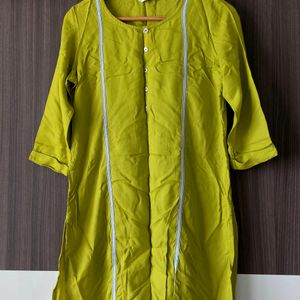 Lime Green Kurta