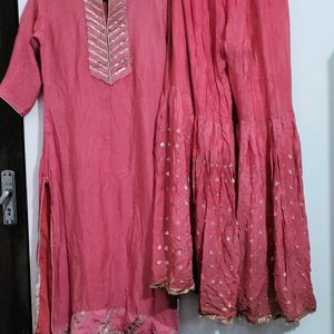 Sharara Pant With Kurti Set