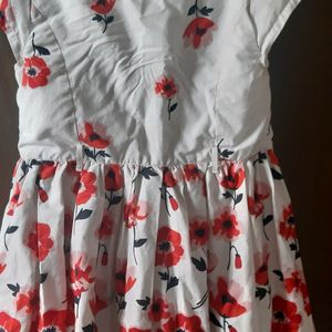 Unused Cotton Floral Frock For Girls