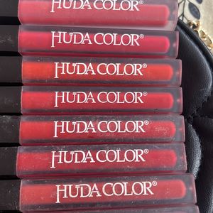 HUDA Color Matte Lip shades