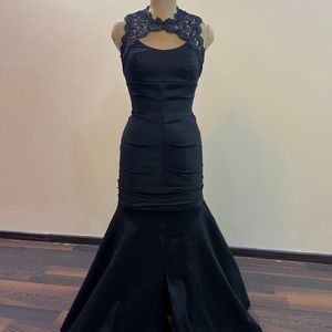 Black Mermaid Dress (Bust:30) - Read Description