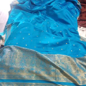 Saree With Stitched Blouse