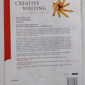 CREATIVE WRITING A BEGINNER'S MANUAL