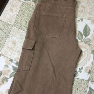 Brown Cargo Jeans