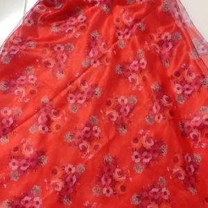 Red Floral Frock