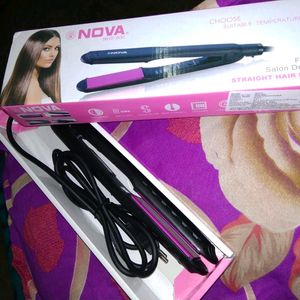 Nova NHS-900 Hair Straightener {BLACK/PINK}