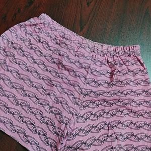 Pink Cotton Shorts