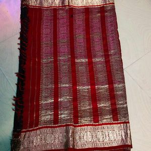 Multi Colour Pure Kanchipattu Saree