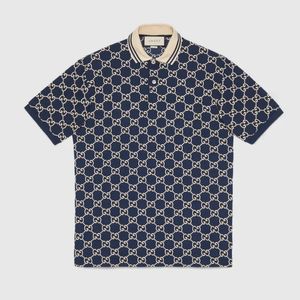 GUCCI MONOGRAM POLO SHIRT COTTON MANS