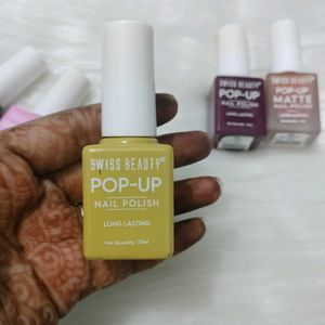 5 Pcs Swiss Beauty Nail Polish