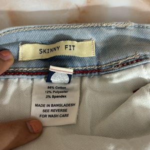 Allen Solly skinny blue jean