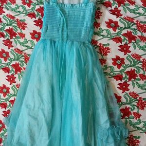 Sky Blue Princess Gown For Girls