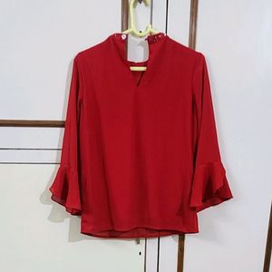 Red Hot Party Top By AND