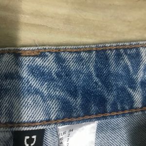 H&M High Waisted Wide Leg Jeans