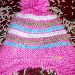 Wool hat to wear in winter