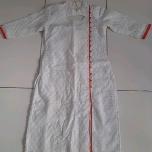 White Chikankari Kurta