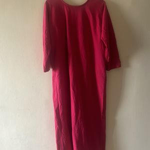 Semi Woollen Night Wear And Feeding Gown