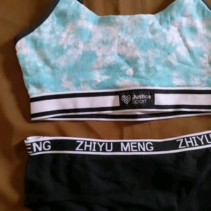 Combo Of Sports Bra + Hipster.