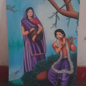 Radha Krishna Painting