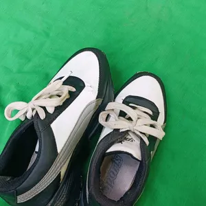 Black and White Sports Shoes