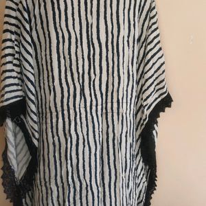 Black And White Kaftan