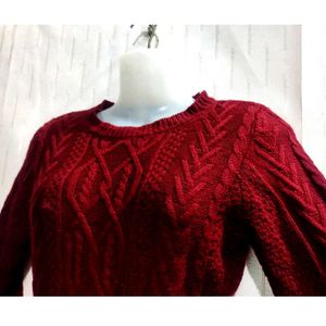 Woolen Sweater Dress For women's