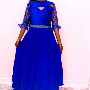 Blue 🔵💙 Gown For Preety Women 🧿