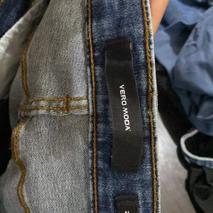 Vero Moda Jeans With Rugged Detailing