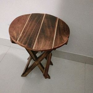 Small Foldable Wooden Coffee Table