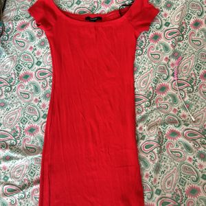 FOREVER 21 Red Bodycon Dress