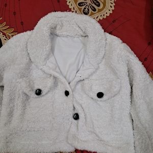 Cropped Teddy Jacket