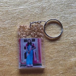 Resin Photo Keychain