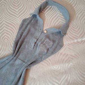 Grey bodycon dress