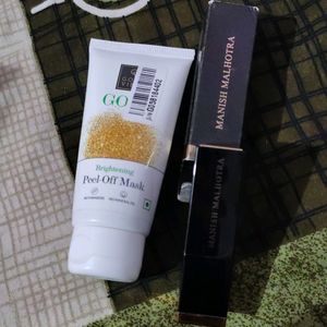 Peel Off Mask Golden Glow Nd Myglamm Lipstick