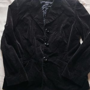 Black Velvet Blazer