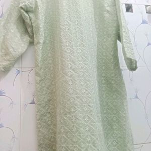 Pista Lucknowi Kurta