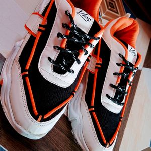 Stylish knoos Orange Shoes