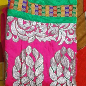 Pink Rosy Colour Design Kurta