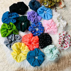 17 Pcs Small Scrunchies