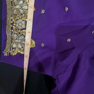 Zardozi Exclusive Purple Saree