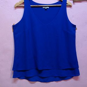 Neavy Blue Sleeveless Tops (Women's)