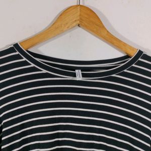 Black Striped Top (Women's)