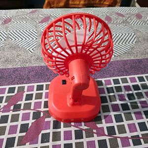 LightKing Rechargeable Portable Fan with Ligh