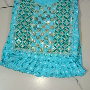 naira cut trendy ready made with plazo and dupatta set