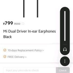 brand new mi original earphone