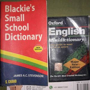 MINI DICTIONARIES (OXFORD AND BLACKIE)