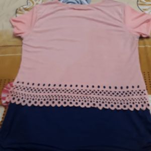 New Pink Top For Girls