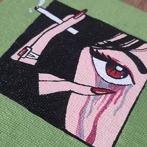 Grunge Girl Canvas