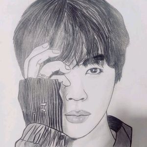 Bts Jin💜 Sketch 💜